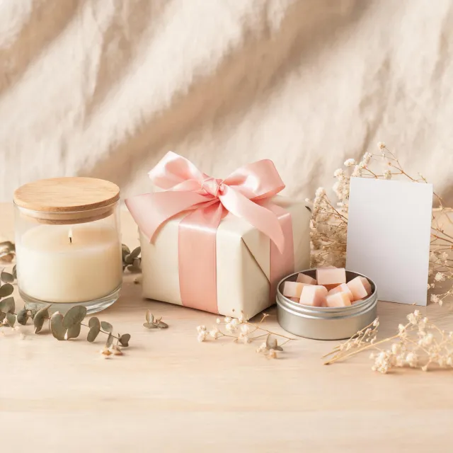 Gift wrap fragrance set